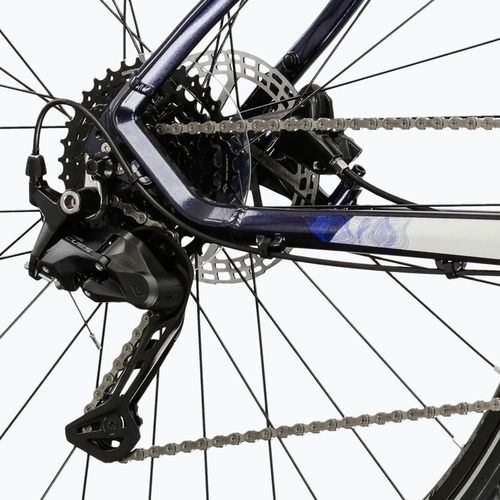 Kroso dviratis KROSS Evado 5.0 navy/silver/gloss