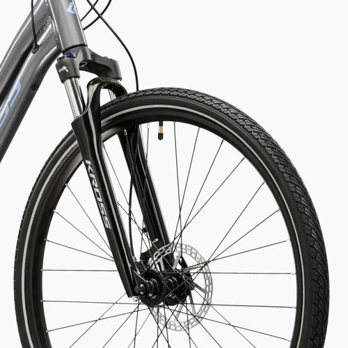 Moteriškas krosinis dviratis KROSS Evado 5.0 In grey/blue/gloss