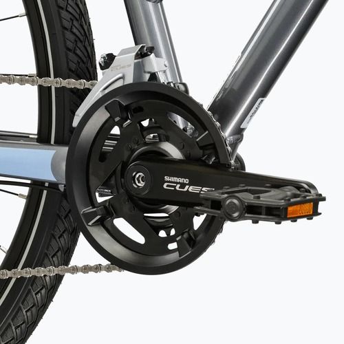 Moteriškas krosinis dviratis KROSS Evado 5.0 In grey/blue/gloss