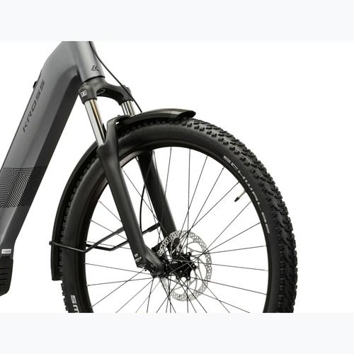 Elektrinis dviratis KROSS Influx Suv Hybrid 2.0 600Wh LS 27,5" grey/black/matte