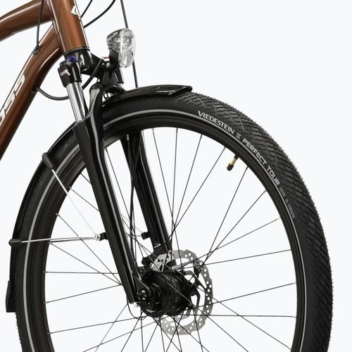 Žygio dviratis KROSS Trans 5.0 brown/silver/gloss