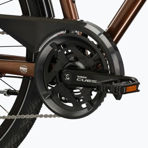 Žygio dviratis KROSS Trans 5.0 brown/silver/gloss