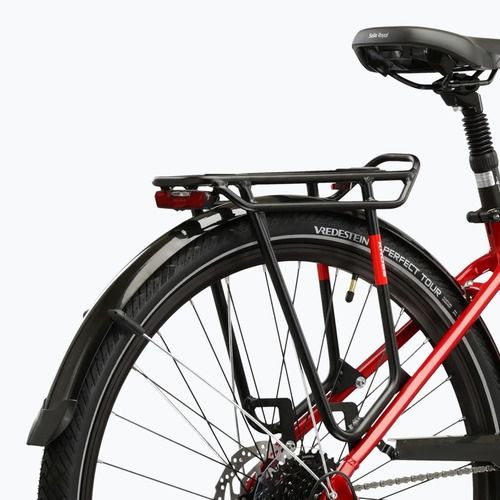 Moteriškas žygio dviratis KROSS Trans 5.0 In red/silver/gloss