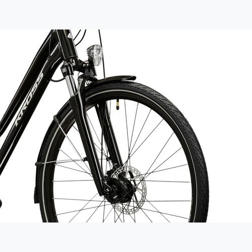Moteriškas žygio dviratis KROSS Trans 4.0 In black/silver/gloss