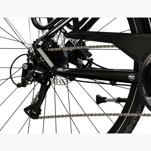 Moteriškas žygio dviratis KROSS Trans 4.0 In black/silver/gloss