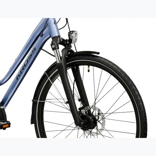 Moteriškas žygio dviratis KROSS Trans 4.0 In blue/black/matte