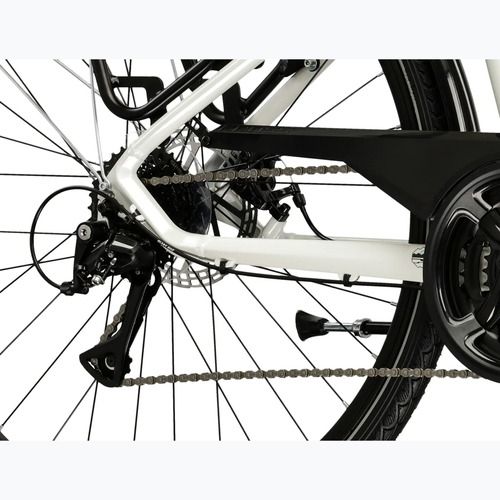 Moteriškas žygio dviratis KROSS Trans 3.0 In pearl/black/gloss