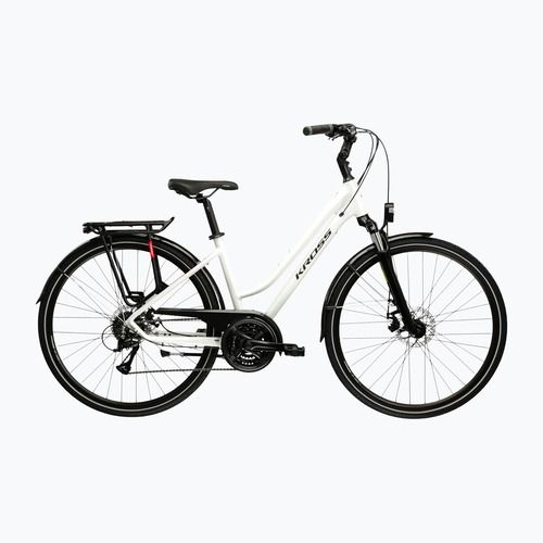 Moteriškas žygio dviratis KROSS Trans 3.0 In pearl/black/gloss