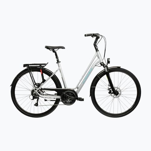 Miesto dviratis KROSS Sentio 3.0 silver/steel/gloss