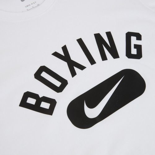 Vyriški treniruočių marškinėliai Nike Boxing Disc DFC white/black