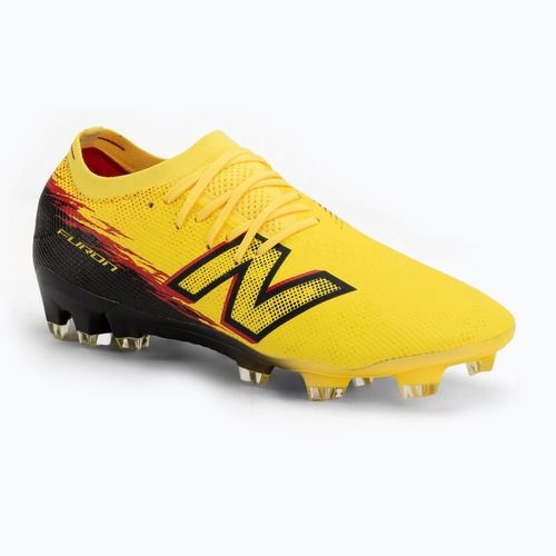 Futbolo batai New Balance Furon Elite V8 FG punch yellow/black 100/fire cracker