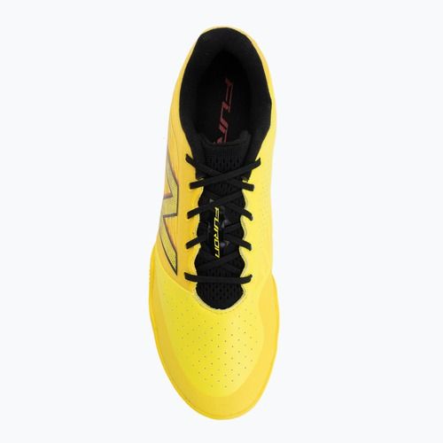 Futbolo batai New Balance Furon Pro V8 IN punch yellow/black 100/fire cracker