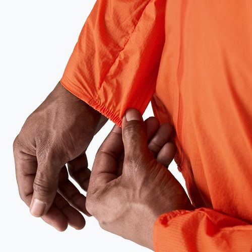 Vyriška vėjui atspari striukė Patagonia Houdini coral orange