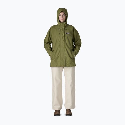 Moteriškas lietpaltis Patagonia Outdoor Everyday Rain caper green