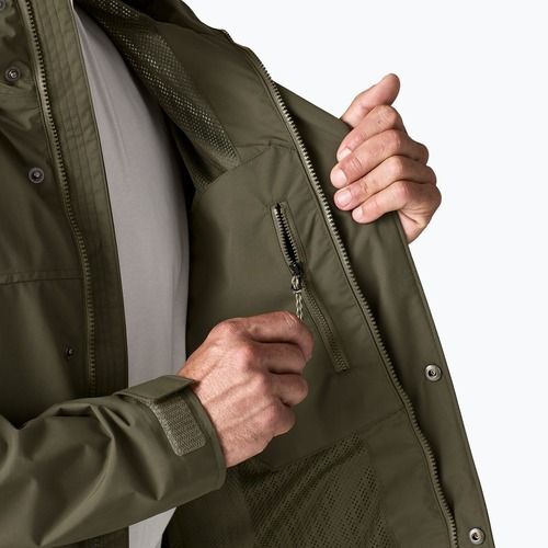 Vyriškas lietpaltis Patagonia Outdoor Everyday Rain basin green