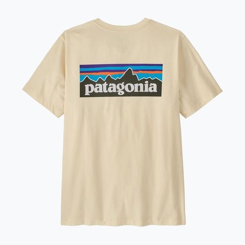 Vyriški marškinėliai Patagonia P-6 Logo undyed natural