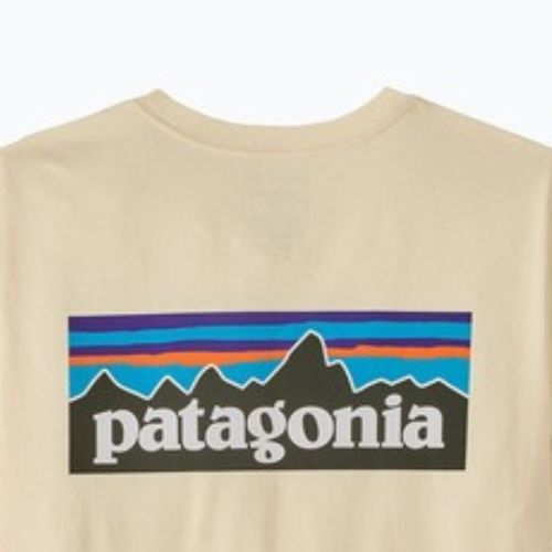 Vyriški marškinėliai Patagonia P-6 Logo undyed natural