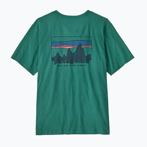 Vyriški marškinėliai Patagonia '73 Skyline gem green