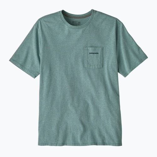 Vyriški marškinėliai Patagonia Boardshort Logo Pocket Responsibili blue sage