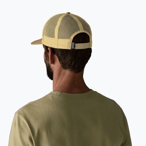 Moteriška kepurė su snapeliu Patagonia Flying Fish LoPro Trucker flying fish fork/bobcat brown