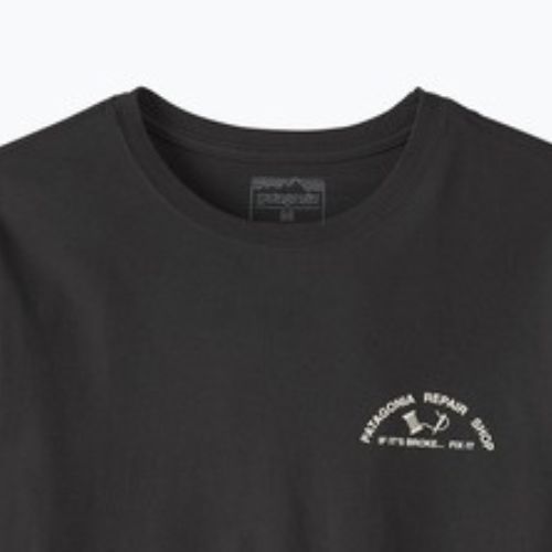 Vyriški marškinėliai Patagonia Repair Shop ink black
