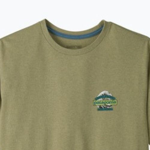 Vyriški žygio marškinėliai Patagonia Great Waves Responsibili Tee gumtree green