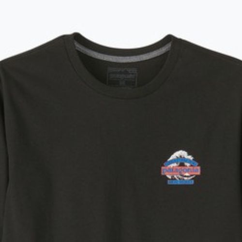 Vyriški žygio marškinėliai Patagonia Great Waves Responsibili Tee black