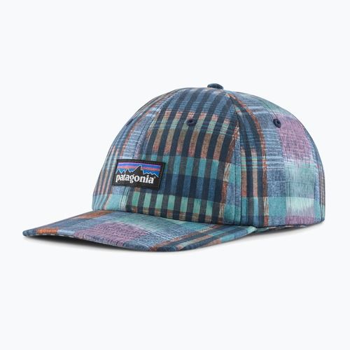 Kepurė su snapeliu Patagonia P-6 Label Trad melt away/still blue