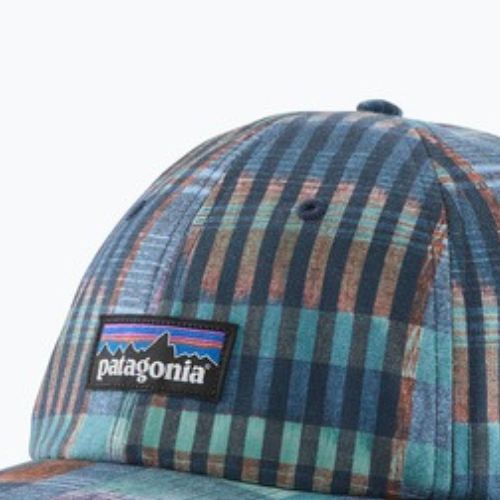 Kepurė su snapeliu Patagonia P-6 Label Trad melt away/still blue