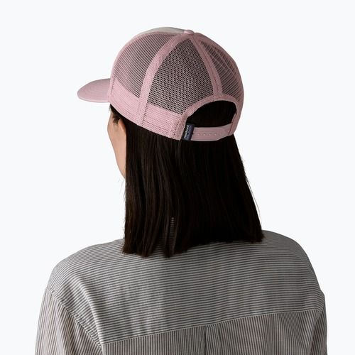 Kepurė su snapeliu Patagonia P-6 Logo Trucker white w/quiet violet