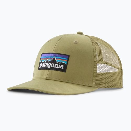 Kepurė su snapeliu Patagonia P-6 Logo Trucker gumtree green