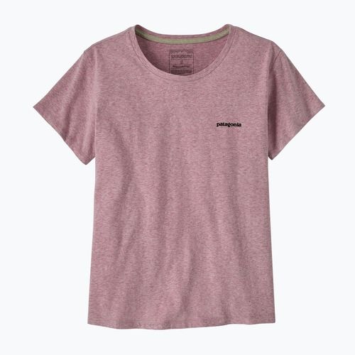 Moteriški marškinėliai Patagonia P-6 Logo Responsibili-Tee qulet violet