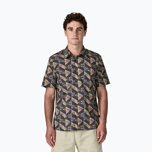 Vyriški marškiniai Patagonia Go To jaguar geo/dolomite blue