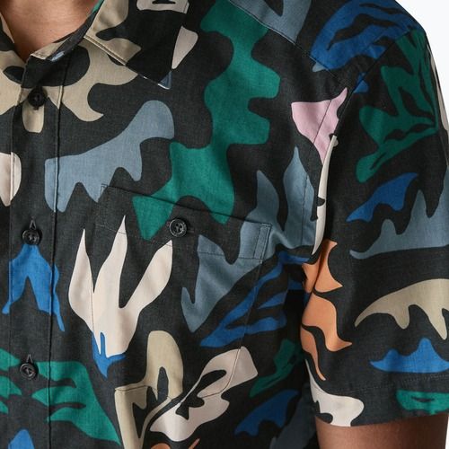 Vyriški marškiniai Patagonia Go To kaleido/black