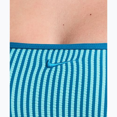 Maudymosi kostiumėlio viršus Nike Ripple Texture Bralette Classic Bikini bleached turquoise