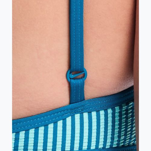 Maudymosi kostiumėlio viršus Nike Ripple Texture Bralette Classic Bikini bleached turquoise