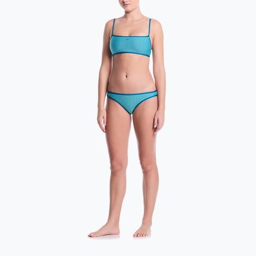 Maudymosi kostiumo apatinė dalis Nike Ripple Texture Hipster Bikini bleached turquoise