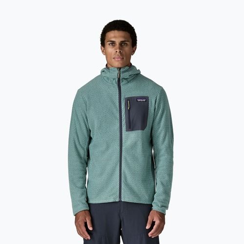 Vyriškas žygio džemperis Patagonia R1 Air Full Zip Hoody blue sage