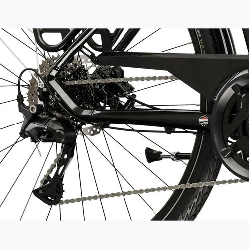 Vyriškas žygio dviratis KROSS Trans 7.0 black/silver/gloss