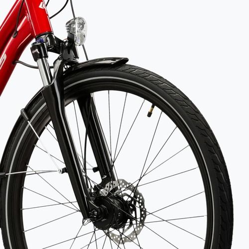 Moteriškas žygio dviratis KROSS Trans 5.0 In red/silver/gloss