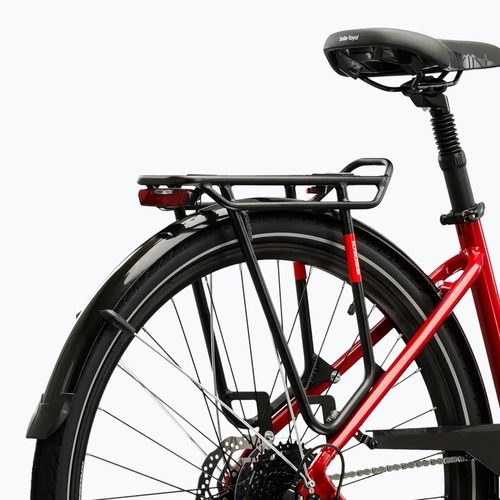 Moteriškas žygio dviratis KROSS Trans 5.0 In red/silver/gloss
