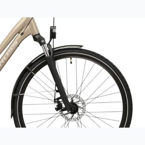 Moteriškas žygio dviratis KROSS Trans 3.0 In brown/silver/matte