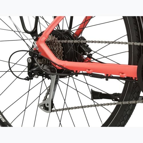 Elektrinis dviratis KROSS Sentio Hybrid 2.0 el. 504 Wh coral/yellow/matte