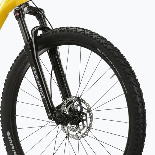 Kalnų dviratis KROSS Level 4.0 yellow/black/gloss