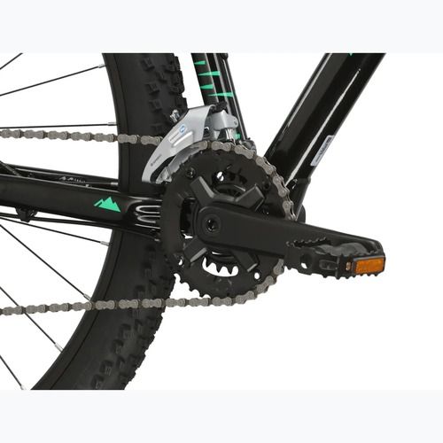 Kalnų dviratis KROSS Level 1.0 black/green/gloss