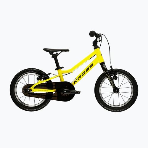 Vaikiškas dviratis KROSS Liftie 14 yellow/black/matte
