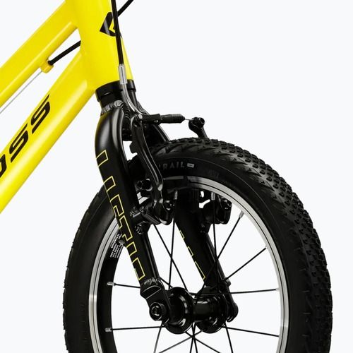 Vaikiškas dviratis KROSS Liftie 14 yellow/black/matte