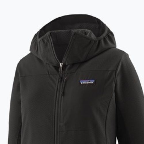 Moteriška softshell striukė  Patagonia R1 CrossStrata Hoody black