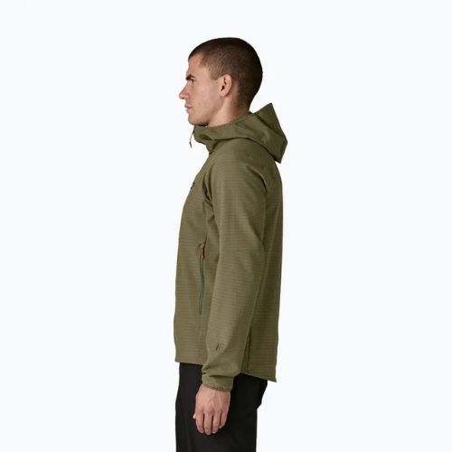 Vyriška softshell striukė Patagonia R1 TechFace Hoody basin green