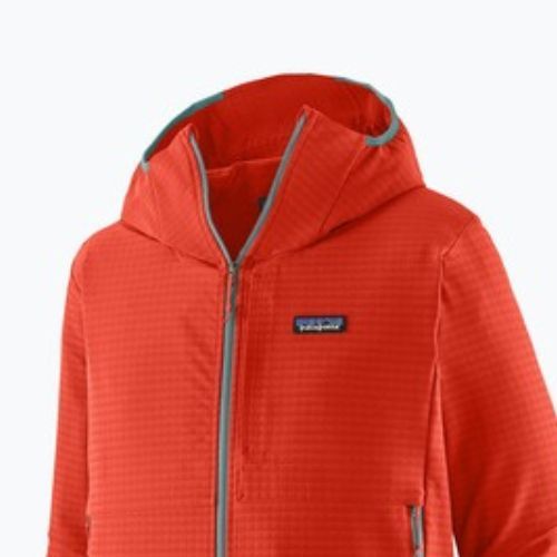 Vyriška softshell striukė Patagonia R1 TechFace Hoody hot ember
